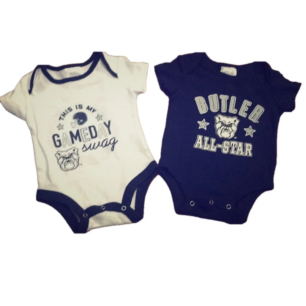 NWOT Two Butler onesies 0-3 months